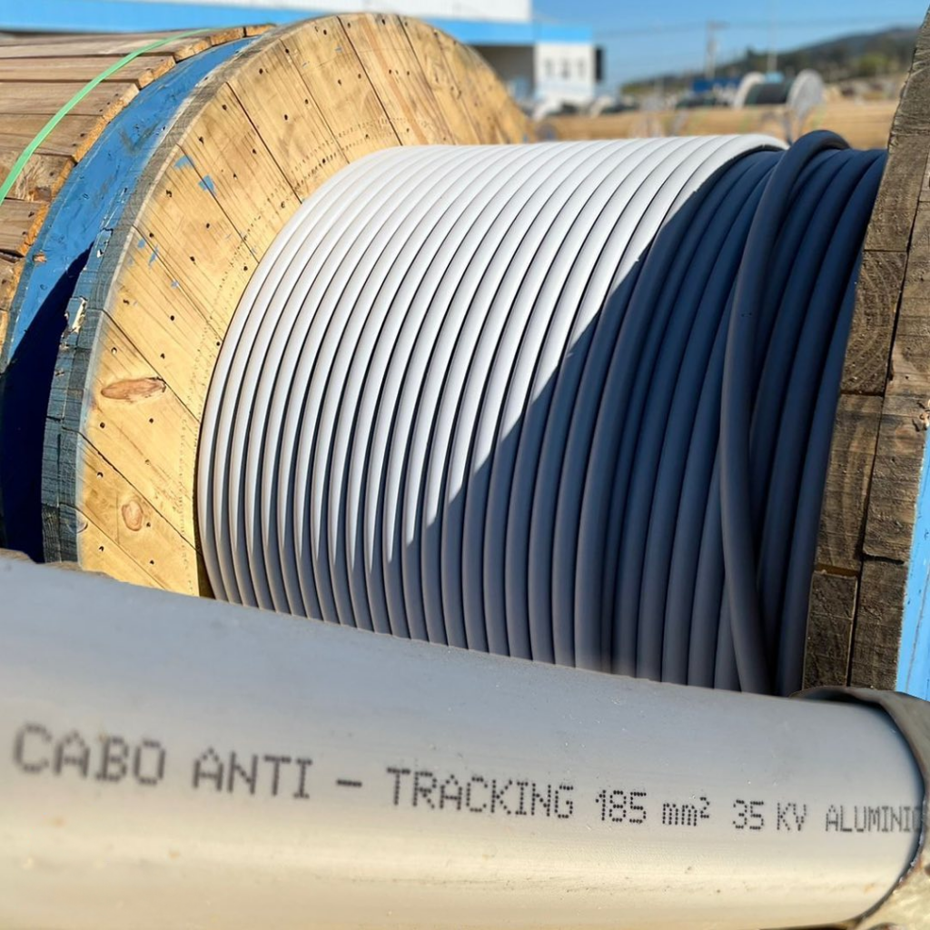 Cabos em alúminio para distribuidores